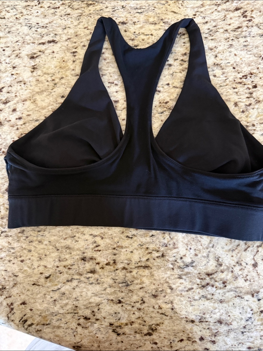 Lululemon Black Sweet Awakenings Bra Wrap w/keyhole Racerback Bralette Sz 10 - Picture 3 of 12